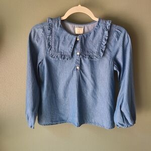 Crewcuts Chambray Shirt, Size Large